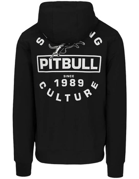 Bluza PIT BULL Tricot Terry PHYSICAL CULTURE czarna rozpinana