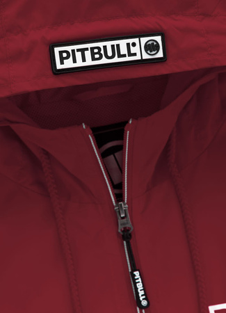 Kurtka PIT BULL ATHLETIC LOGO bordowa