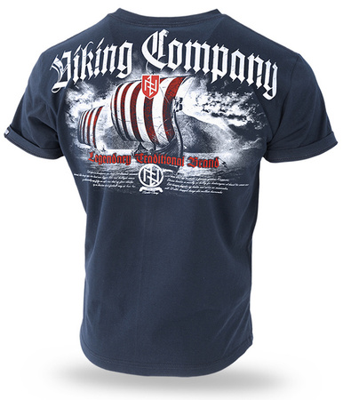 T-shirt DOBERMANS VIKING COMPANY TS130 granatowy