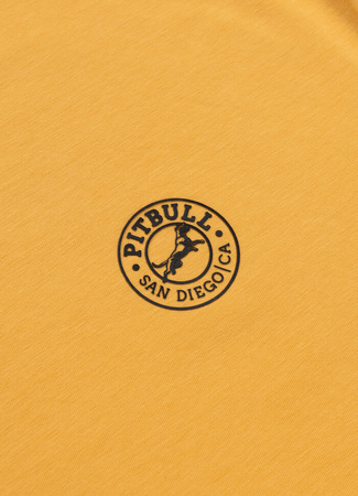 T-shirt PIT BULL SAN DIEGO CA SMALL LOGO pale yellow