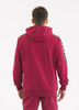 Bluza PIT BULL Tricot Terry TAPE NUGGET bordowa kaptur