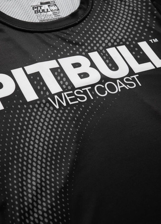 Rashguard PIT BULL MESH PLAYER czarny krótki rękaw