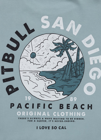 Bluza PIT BULL WASHED PLANET SURF light blue prosta