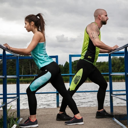 Legginsy Biegowe Damskie Flowers