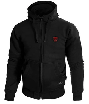 Bluza PRETORIAN SHIELD HONOUR czarno-czerwona rozpinana