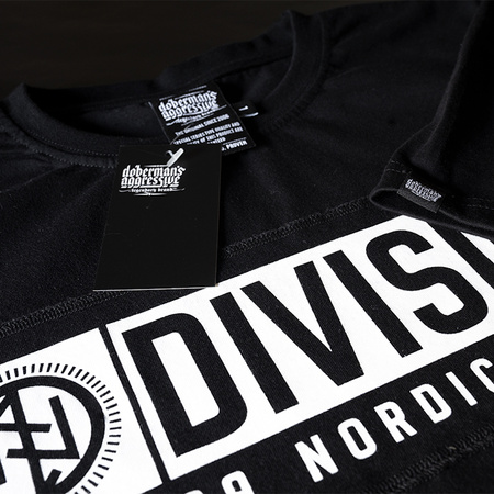 T-shirt DOBERMANS DIVISION PATCH TS392 czarny
