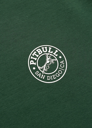 T-shirt PIT BULL SAN DIEGO CA SMALL LOGO zielony (bottle green)