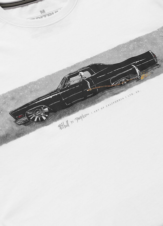 T-shirt PIT BULL DEVIL'S DEVILLE biały