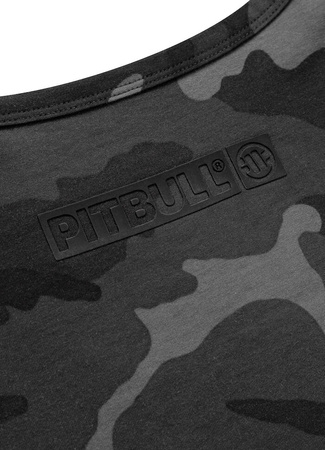 Tank top PIT BULL SLIM FIT HILLTOP all black camo