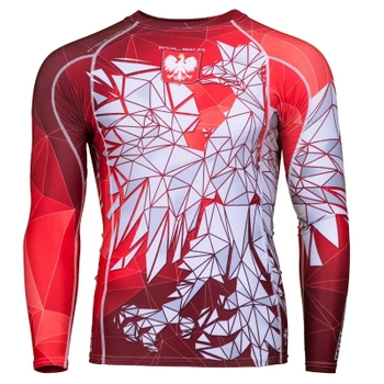 Longsleeve rashguard EXTREME HOBBY POLSKA czerwony
