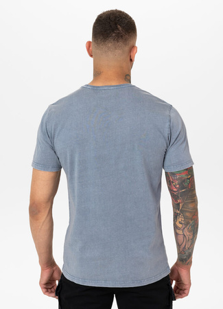 T-shirt PIT BULL Denim Washed OPEN BEACH błękitny (washed blue)
