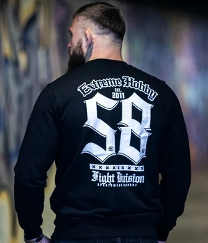 Bluza EXTREME HOBBY 58 DIVISION prosta czarna