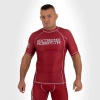 Short sleeve rashguard EXTREME HOBBY TRACE czerwony