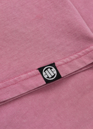 T-shirt damski PIT BULL Denim Washed ANGEL LOGO pink
