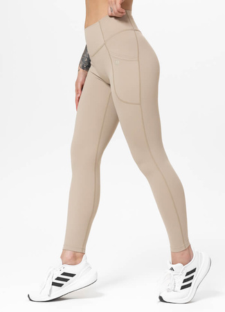 Damskie leginsy sportowe PIT BULL AVENIDA cappucino