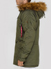 Kurtka parka ALPHA INDUSTRIES EXPLORER ciemnozielona (dark green) 193128 257