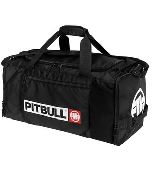 Torba treningowa PIT BULL HILLTOP FIGHT czarno/biała