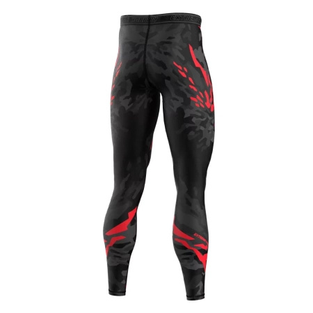 Legginsy Sportowe Męskie Black Panther