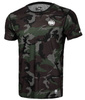 Rashguard PIT BULL MESH NET CAMO zielony krótki rękaw