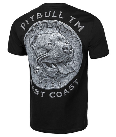 T-shirt PIT BULL COIN czarny