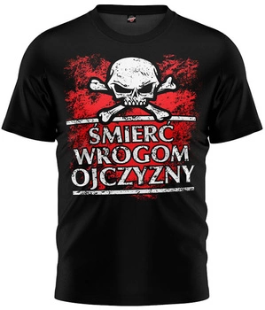 T-shirt ŚMIERĆ WROGOM OJCZYZNY 4 CZACHA czarny