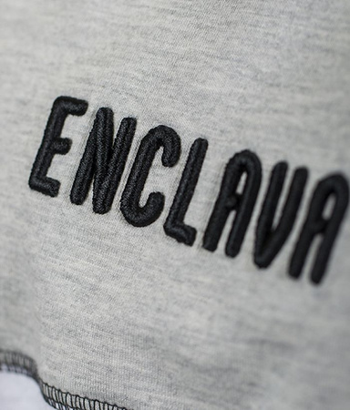 T-shirt ENCLAVA BLOCK STRIPE 3D biały