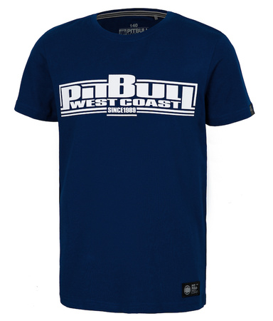 T-shirt dziecięcy PIT BULL CLASSIC BOXING JUNIOR granatowy