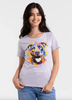 T-shirt damski PIT BULL WATERCOLOR WMN jasno fioletowy (lilac)