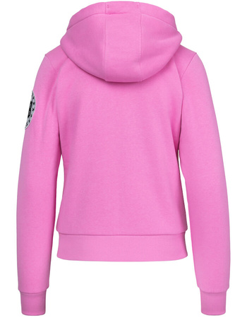 Damska bluza/kożuch PIT BULL SHERPA RUFFINA różowa (ice pink) rozpinana