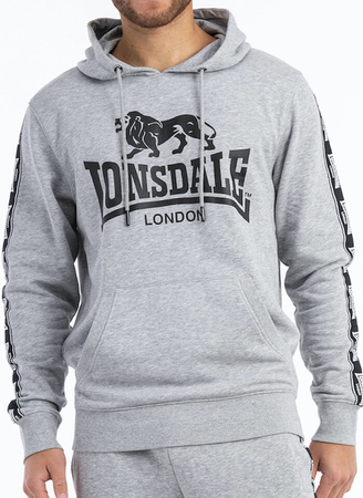 Bluza LONSDALE SCOUSBURGH szara kaptur