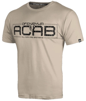 T-shirt OFENSYWA ACAB beżowy