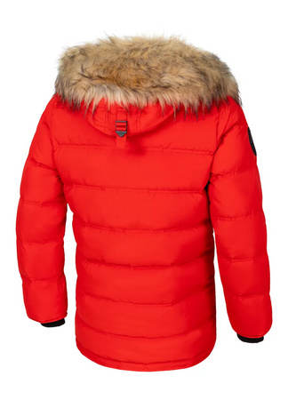 Kurtka parka PIT BULL KINGSTON II pomarańczowa (flame red)