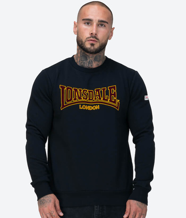 Bluza LONSDALE CLASSIC czarna prosta