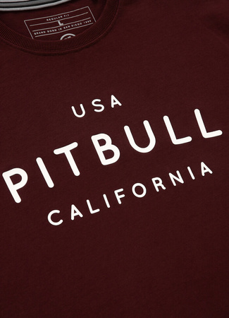 T-shirt PIT BULL Garment Washed USA CAL czarny