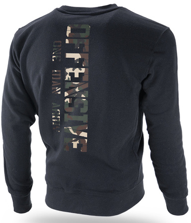 Bluza DOBERMANS ONE MAN ARMY BC307 czarna prosta