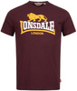 T-shirt Lonsdale HOLMPTON bordowy