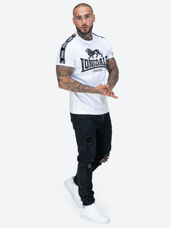 T-shirt LONSDALE STOUR biały
