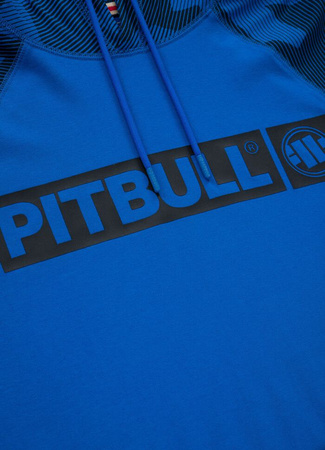 Longsleeve PIT BULL HILLTOP spandex z kapturem royal blue dillard