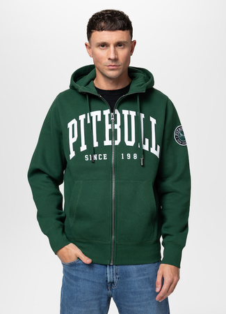 Bluza PIT BULL NORTON hunter green rozpinana