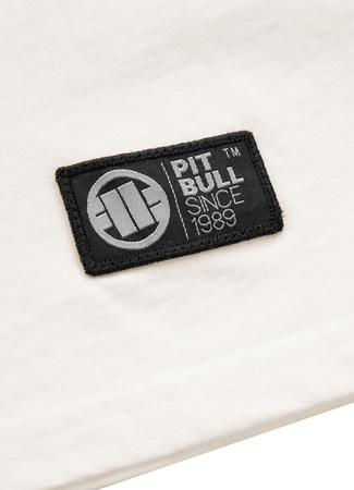 T-shirt PIT BULL Garment Washed USA CAL biały