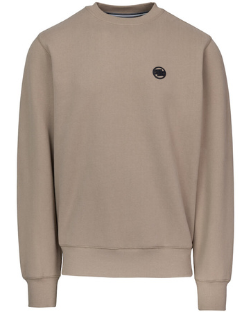 Bluza PIT BULL SMALL LOGO beżowa (pale sand) prosta