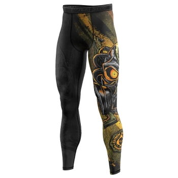 Legginsy męskie  EXTREME HOBBY DBD czarny