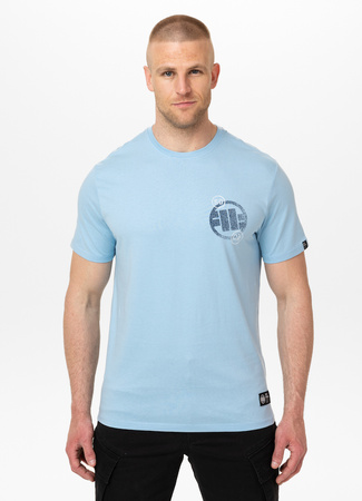 T-shirt PIT BULL SD STAMP light blue
