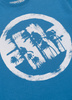 T-shirt PIT BULL LOGO PALMS niebieski (shade blue)