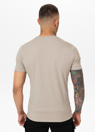 T-shirt PIT BULL USA CAL 190 spandex greyish sand