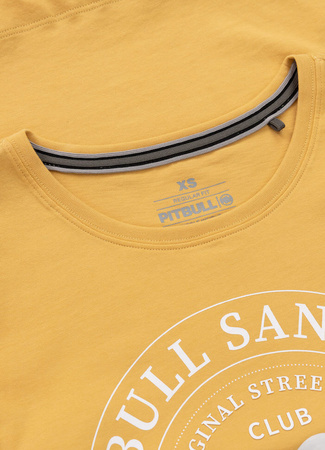 T-shirt damski PIT BULL HEARTIE WMN żółty (pale yellow)