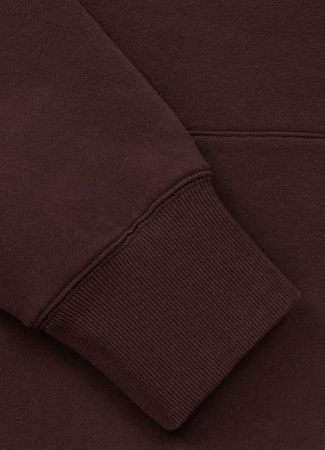 Bluza PIT BULL NORTON dark burgundy kaptur