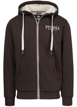 Bluza/kożuch PIT BULL RUFFIN DETROIT dark chocolate rozpinana