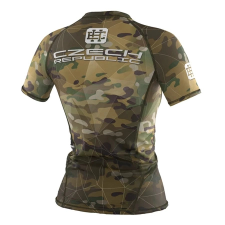 Short sleeve rashguard damski EXTREME HOBBY CZESKI LEW camo