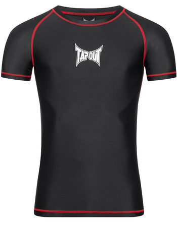 Short Sleeve Rashguard TAPOUT CRYSTAL czarny